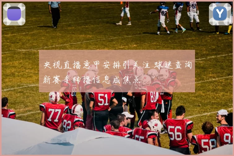央视直播意甲安排引关注 球迷查询新赛季转播信息成焦点